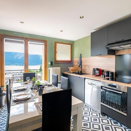 Апартаменти T4 Avec Vue Imprenable Sur Le Lac D'Annecy Веріє-дю-Лак Екстер'єр фото