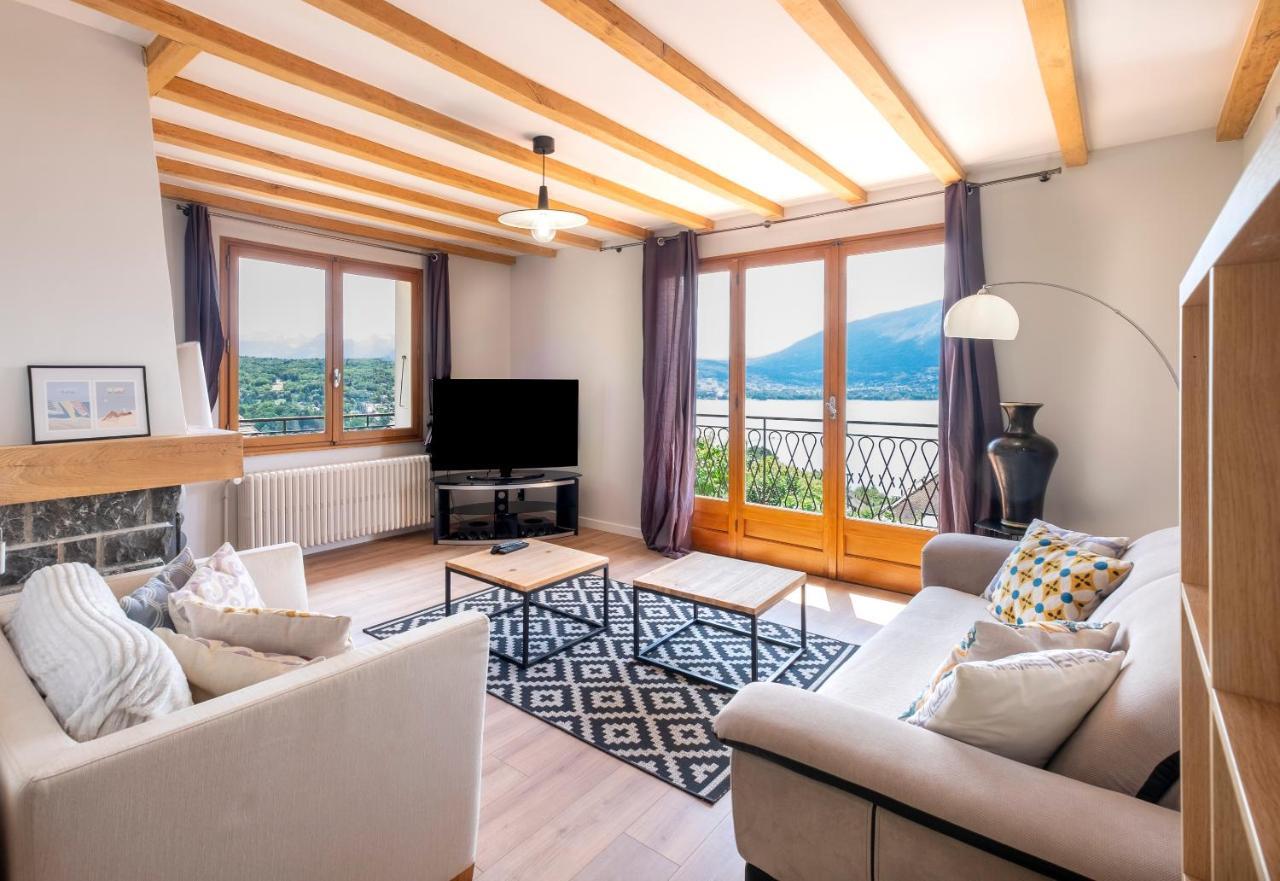 Апартаменти T4 Avec Vue Imprenable Sur Le Lac D'Annecy Веріє-дю-Лак Екстер'єр фото