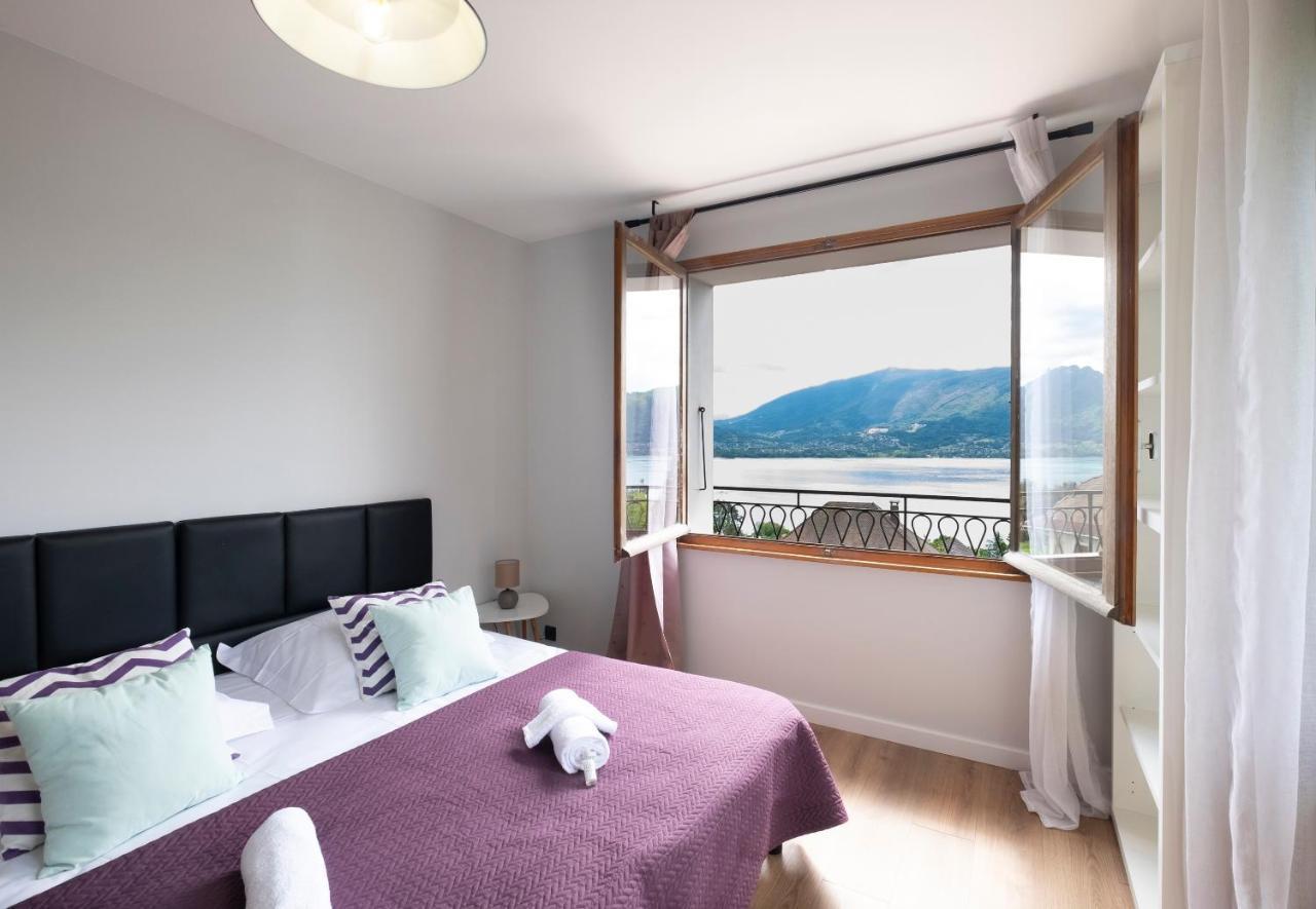 Апартаменти T4 Avec Vue Imprenable Sur Le Lac D'Annecy Веріє-дю-Лак Екстер'єр фото