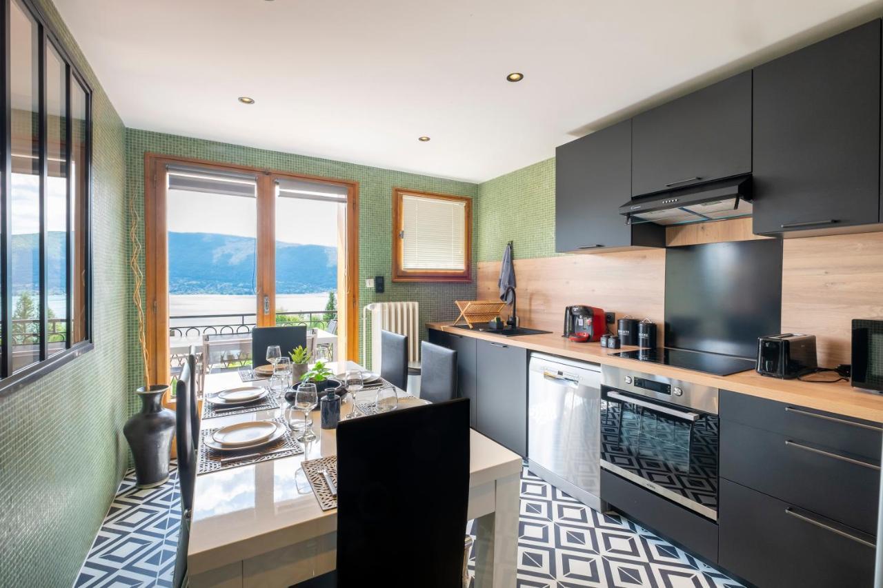 Апартаменти T4 Avec Vue Imprenable Sur Le Lac D'Annecy Веріє-дю-Лак Екстер'єр фото